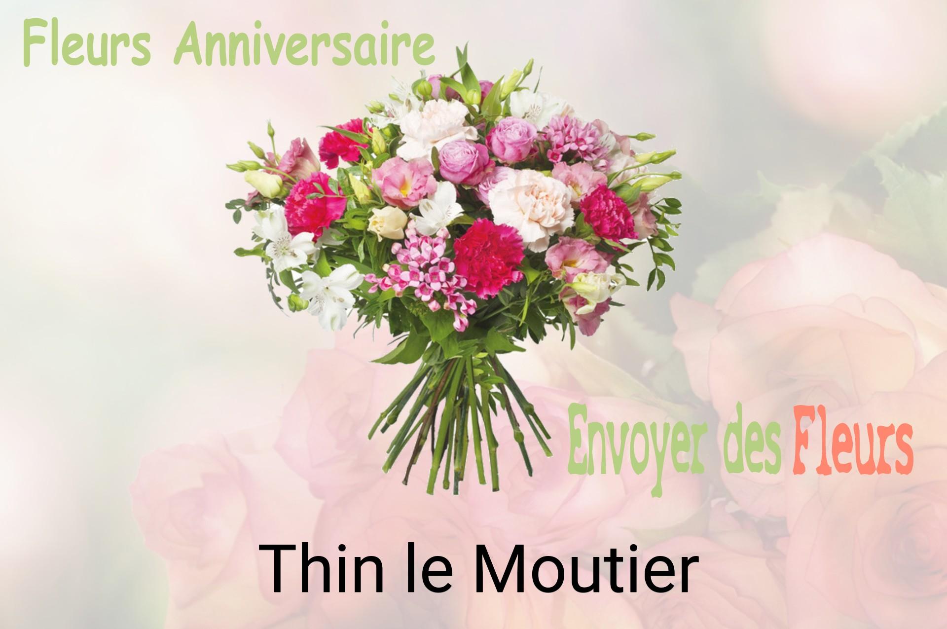 Bouquet de fleurs d’anniversaire livré à Thin-le-Moutier
