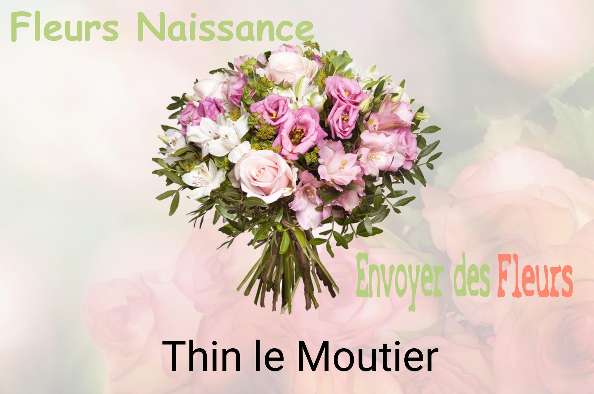 Bouquet de fleurs de naissance livré à Thin-le-Moutier